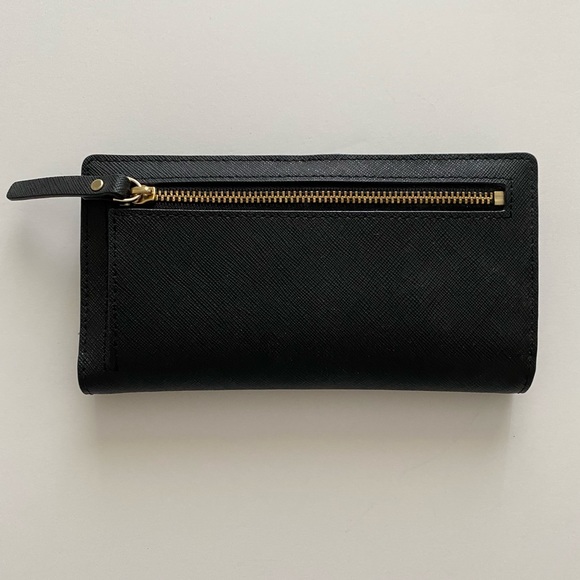 Kate Spade ♠️ Black Saffiano Leather Wallet - Picture 2 of 4